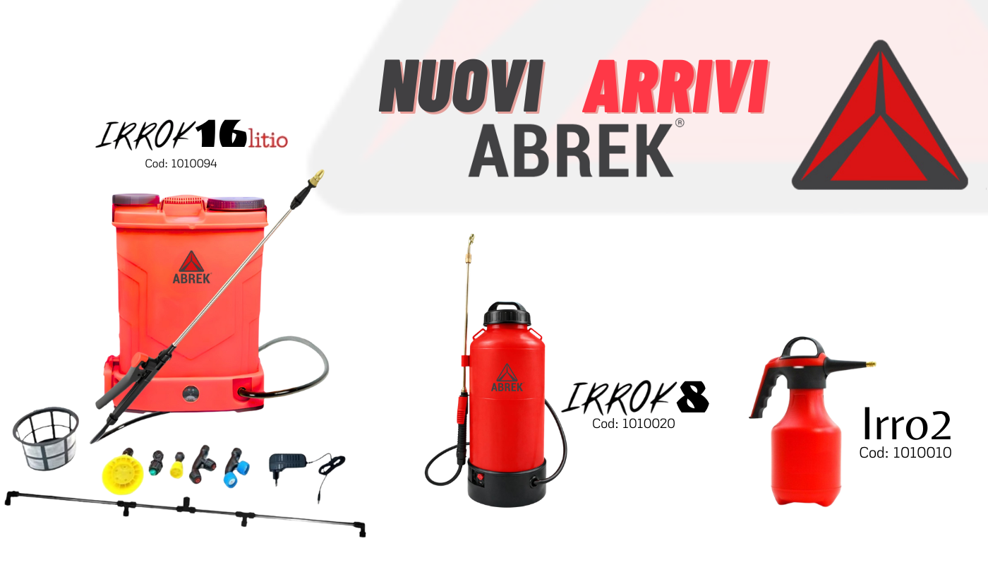 NUOVI ARRIVI POMPE IRRORAZIONE